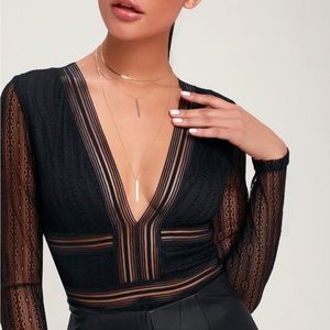 Gorgeous sexy lace bodysuit